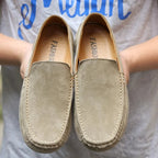 Mocasines elegantes de ante de primera calidad