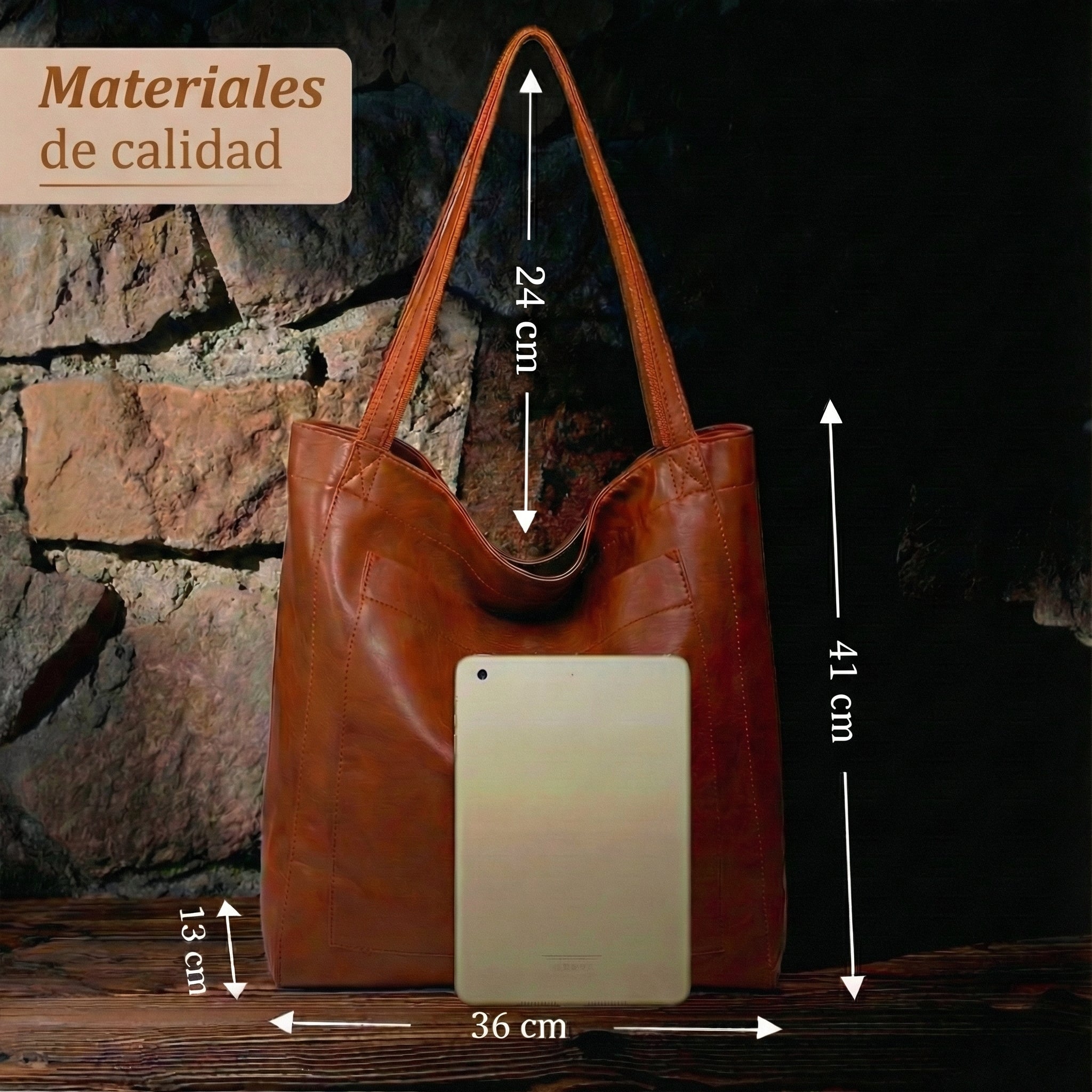 Lorena™ | Bolso de piel moderno y elegante