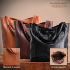 Lorena™ | Bolso de piel moderno y elegante