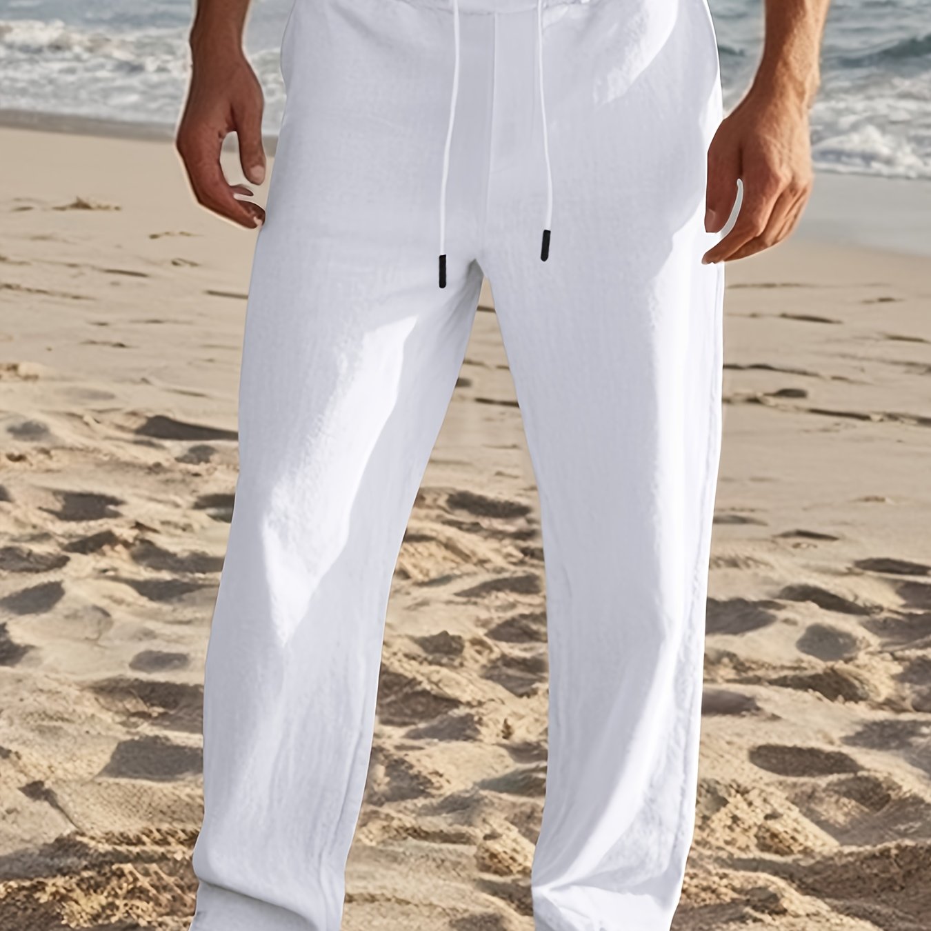 LEO FERRER | PANTALONES DE LINO PARA HOMBRE