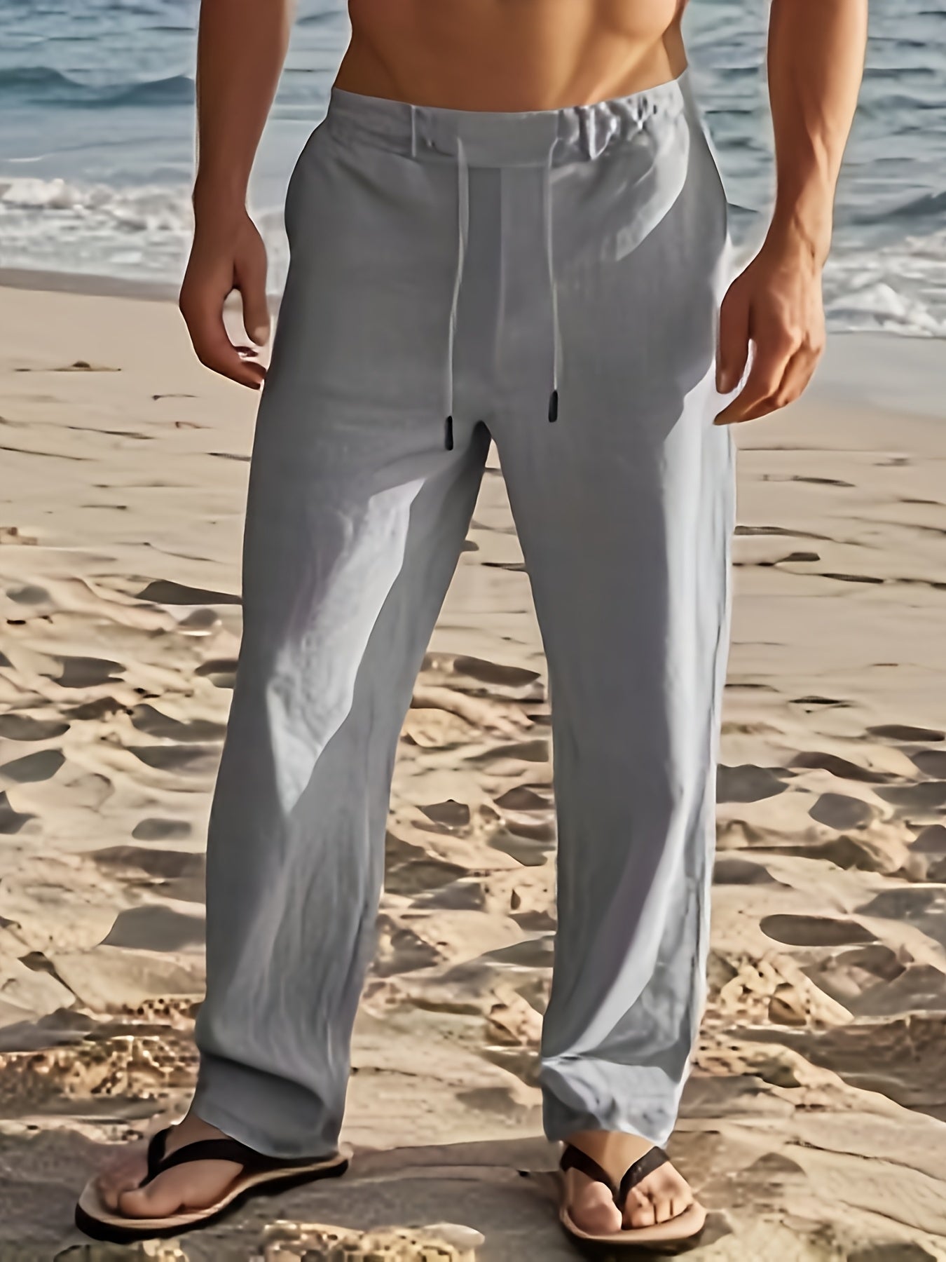 LEO FERRER | PANTALONES DE LINO PARA HOMBRE