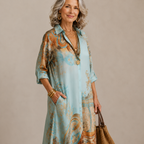 Evalexia | Vestido Maxi de Lujo con Estampado