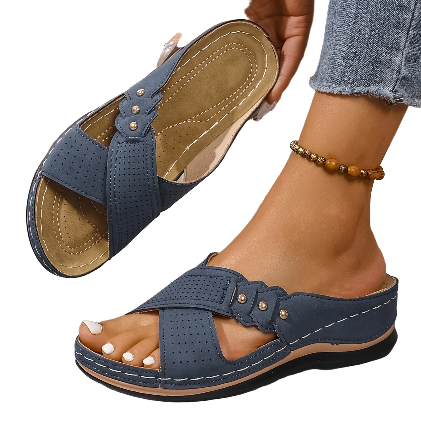 Pascalle | Sandalias ortopédicas con cuña
