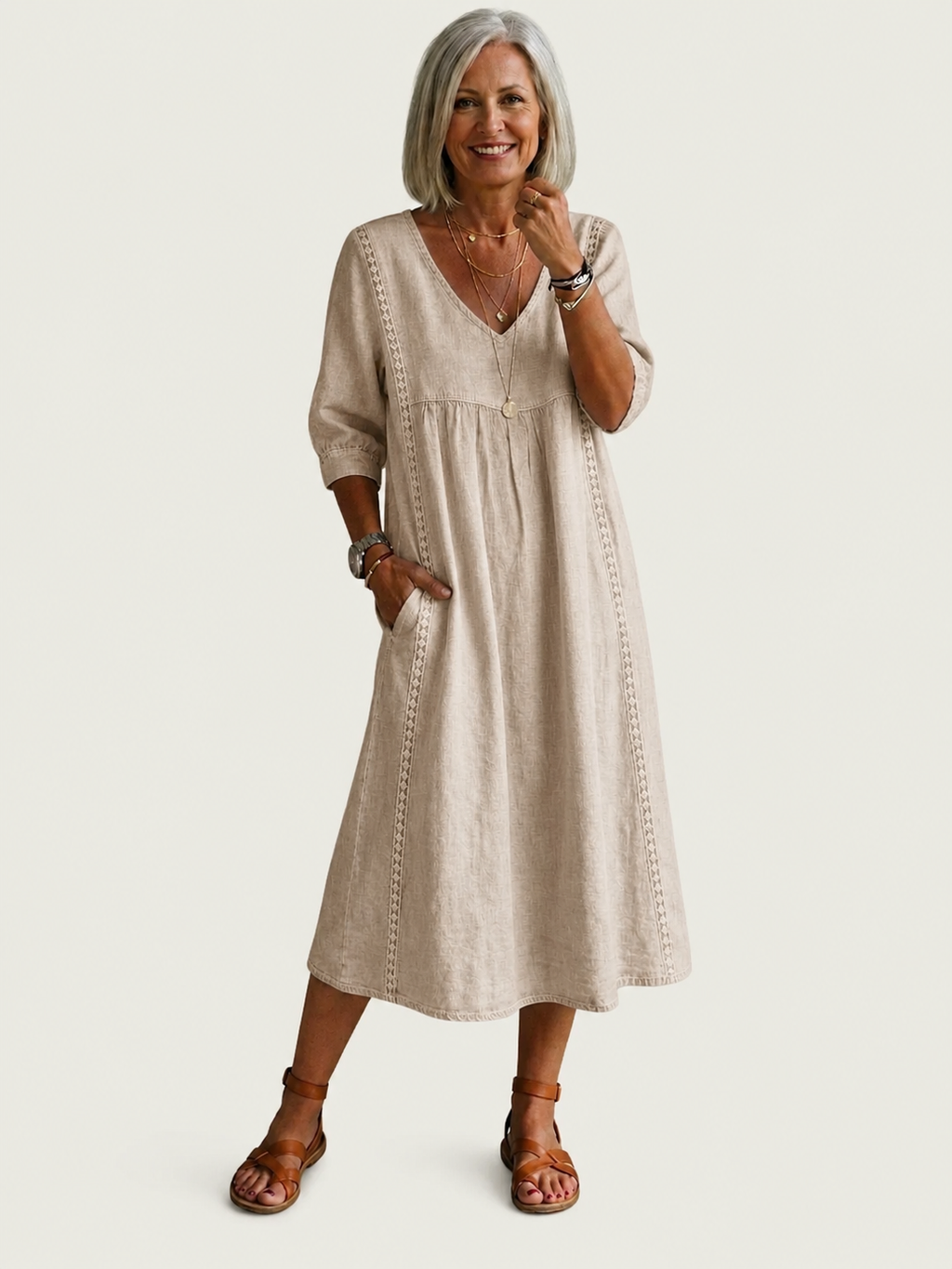 Julieta | Vestido Maxi Elegante en Silueta A