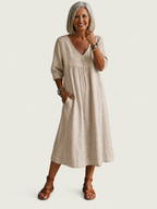 Julieta | Vestido Maxi Elegante en Silueta A
