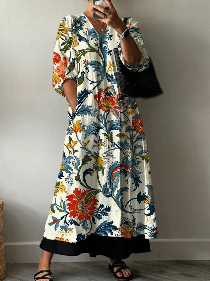 Carola™ | Vestido estampado elegante