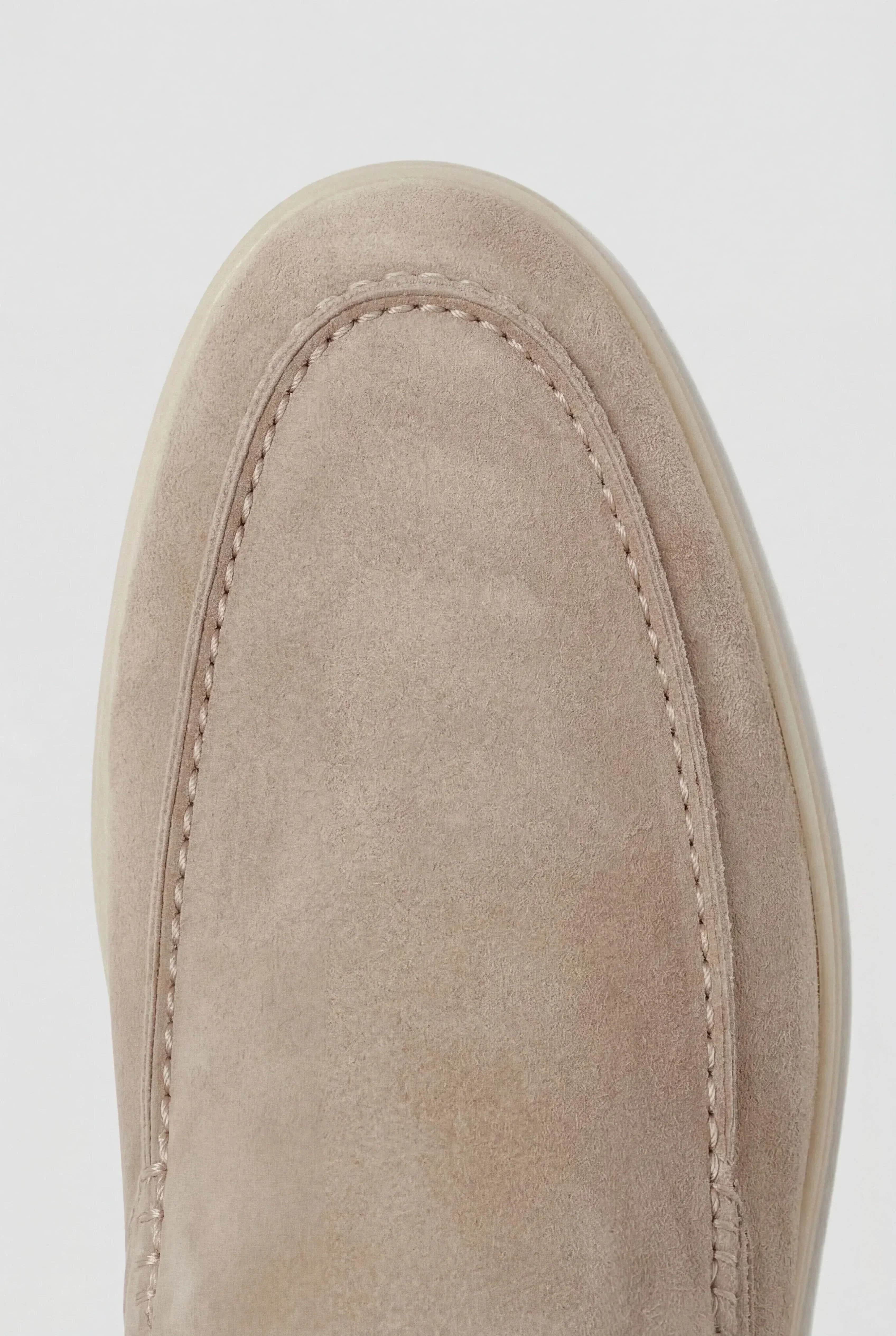 Mocasines de ante beige