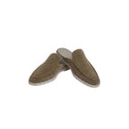 Mocasines náutico de ante verde oliva