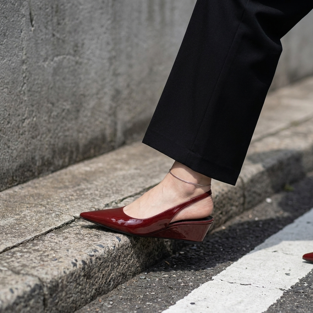 Elena | Tacones Slingback de Cuña Elegantes