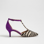 Virginia | Stiletto con Estampado de Cebra