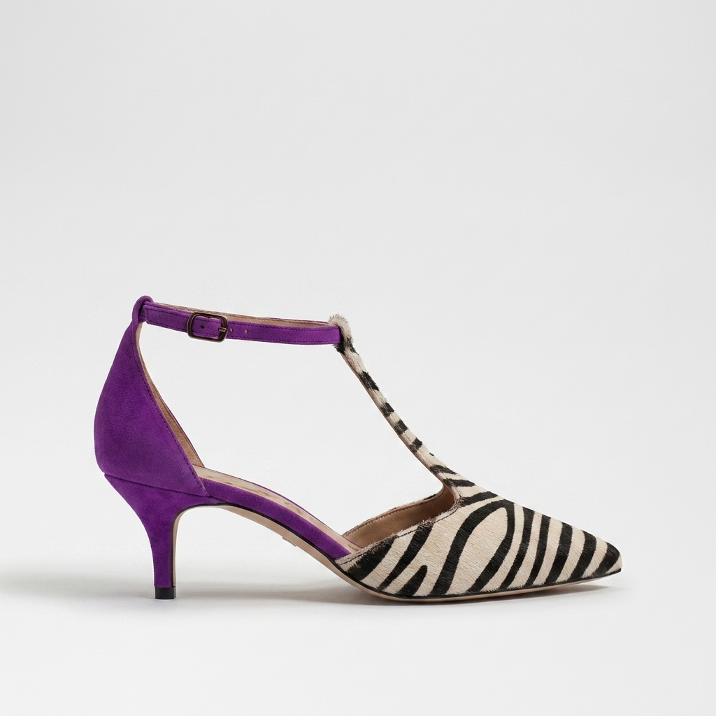 Virginia | Stiletto con Estampado de Cebra