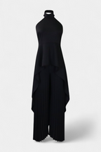 Chrysoula Conjunto Asimétrico con Pantalón Plisado