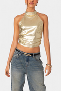 Anna | Top Halter Metálico Karter