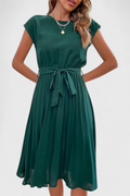 Luxie Vestido Midi Elegante de Tejido Ligero y Corte Fluido