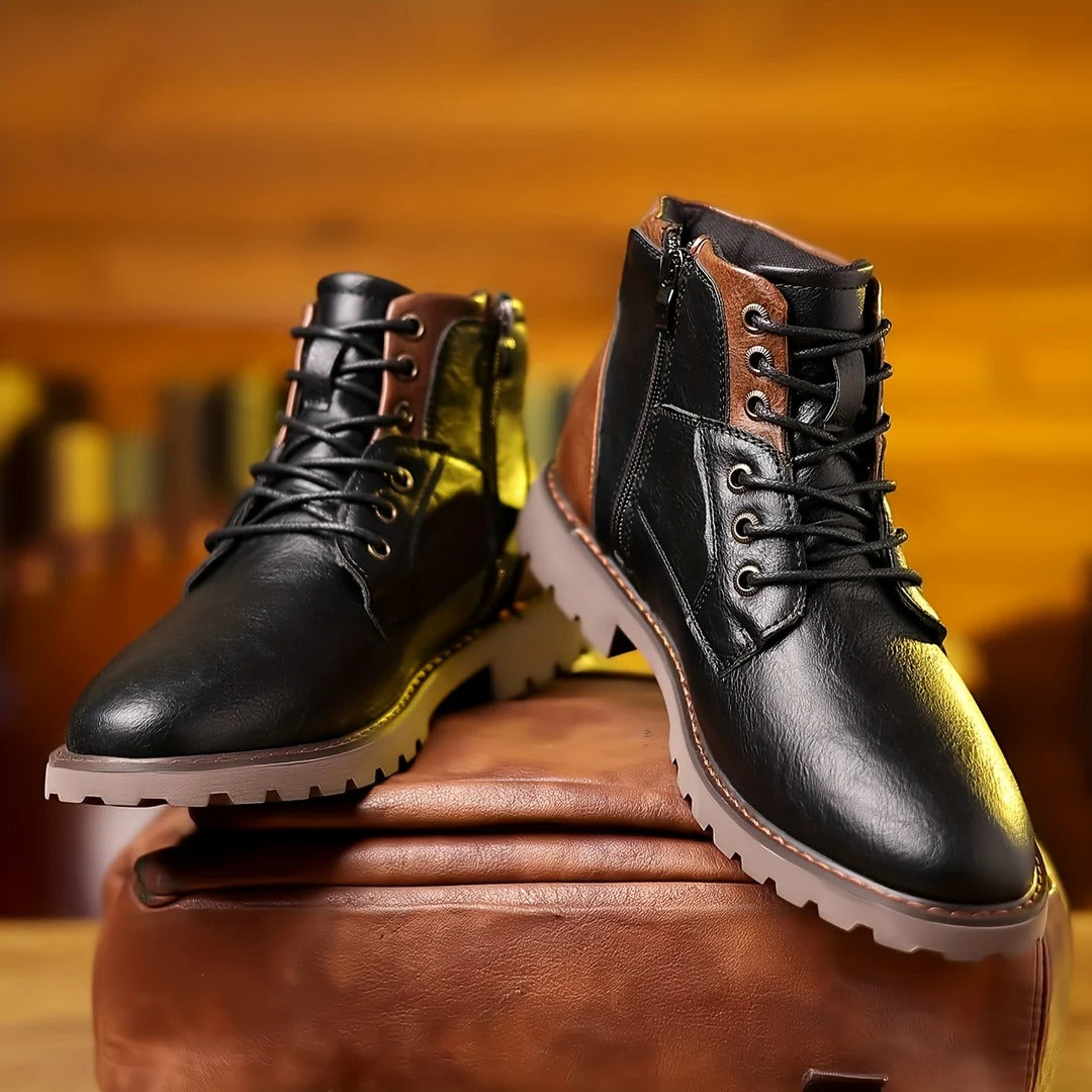 Kennedy™ | Botines de Cuero Sintético