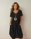 Oriane™ | Vestido maxi casual de caída fluida-