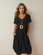 Oriane™ | Vestido maxi casual de caída fluida-