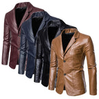 Rafael™ | Chaqueta de Cuero Casual para Negocios