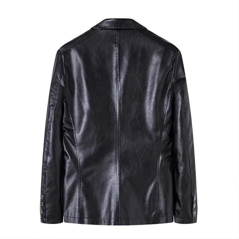 Rafael™ | Chaqueta de Cuero Casual para Negocios