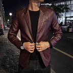 Rafael™ | Chaqueta de Cuero Casual para Negocios
