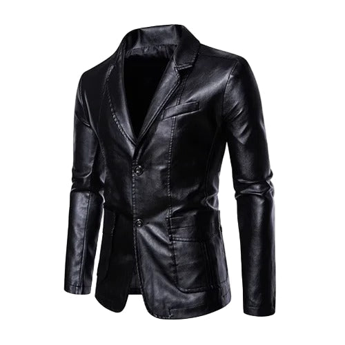 Rafael™ | Chaqueta de Cuero Casual para Negocios