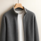 Harvey™ | Cárdigan elegante de lana con cremallera