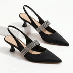 Aroa | Kitten Heels con Cristales