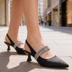 Aroa | Kitten Heels con Cristales