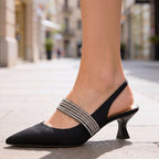 Aroa | Kitten Heels con Cristales