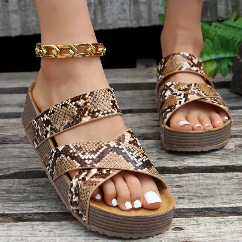 Julia | Sandalias ortopédicas de cuero fabricadas con materiales de alta calidad