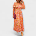 Elsie - Vestido clásico con escote en V