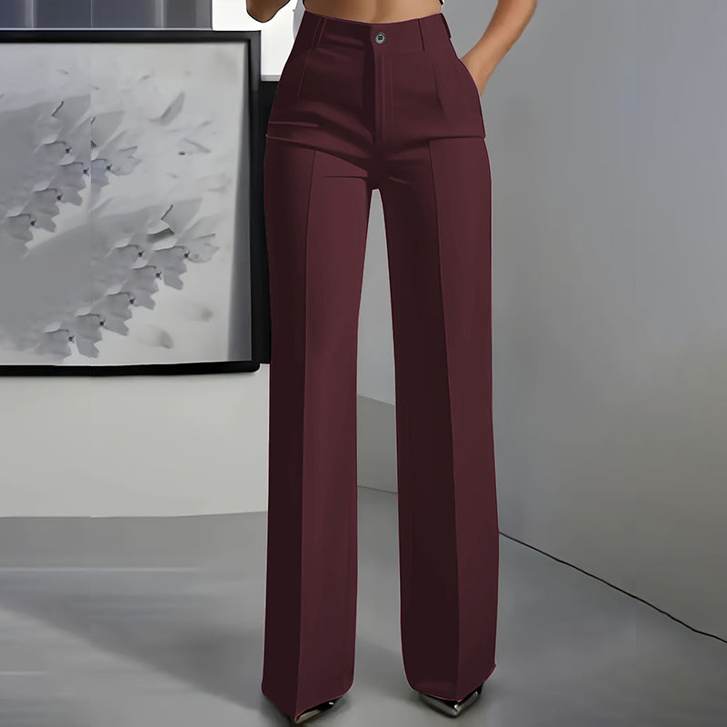 Sofía | Pantalones de traje de cintura alta para mujer