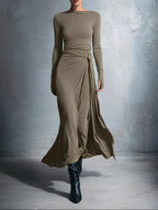 Marina ❘ Vestido largo con lazo lateral