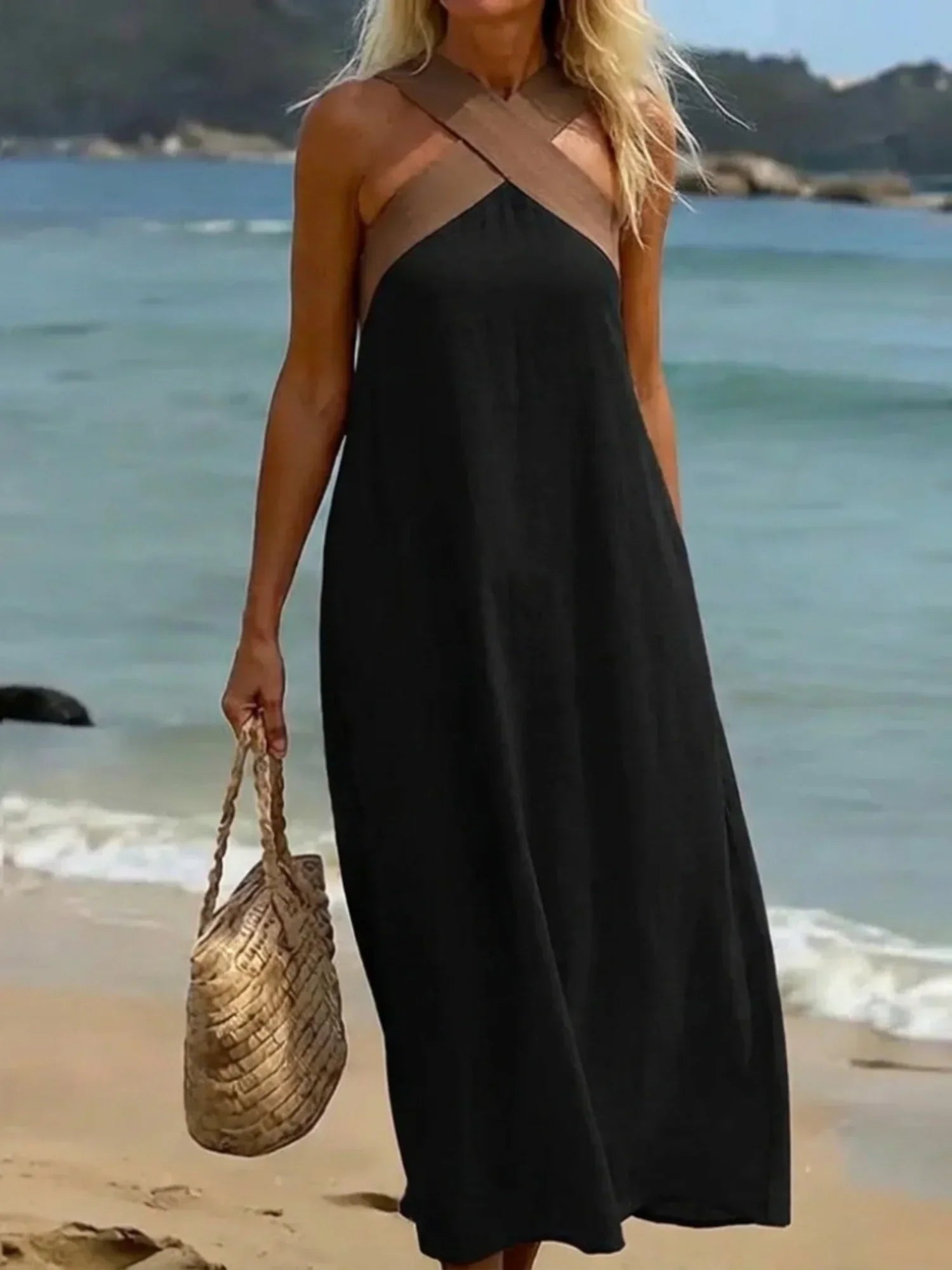 Marta™ | Vestido maxi cruzado por delante