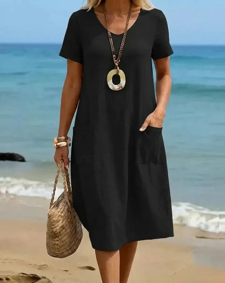 Daniela™ | Vestido maxi fluido casual