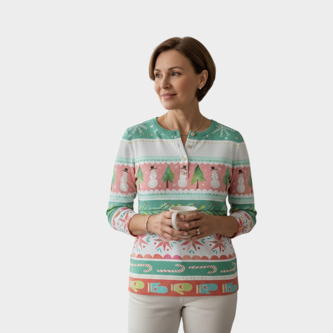 Lotte | Suéter de Navidad con muñeco de nieve